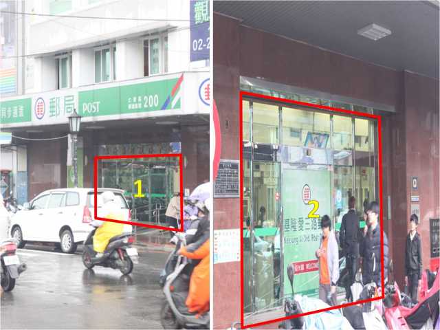 愛三路郵局大門廣告1-1
